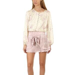 LoveShackFancy Talia Top - Biscotti